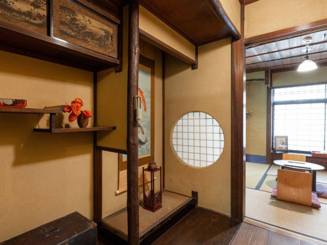 ゲストハウス鯉屋　個室　お庭